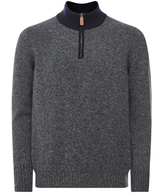 Jules B Lambswool Contrast Neck Jumper