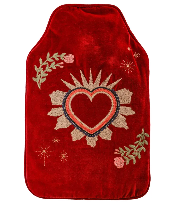 Elizabeth Scarlett Enchanted Heart Hot Water Bottle
