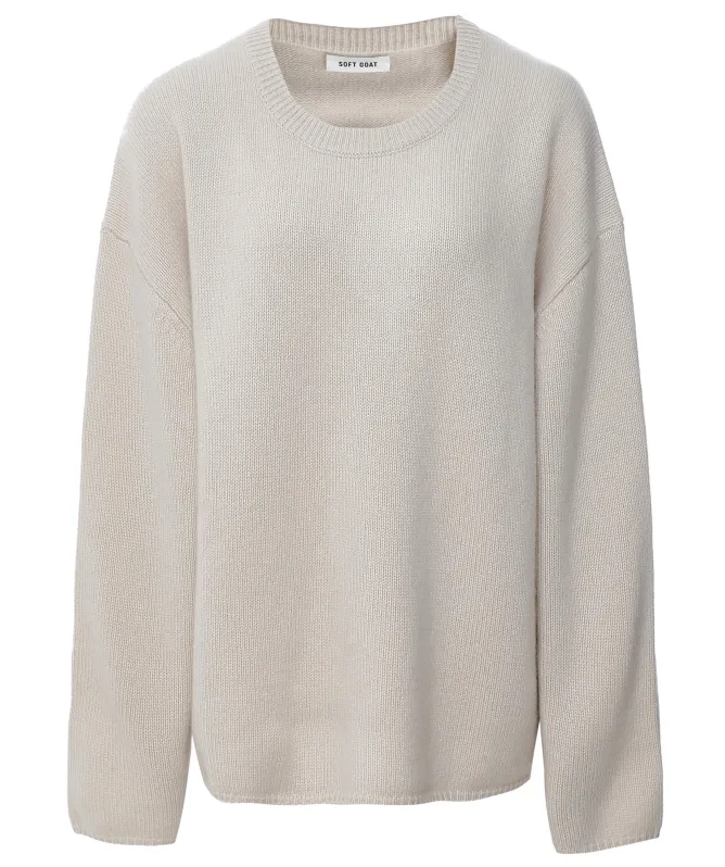 Soft Goat Relaxed Crew Neck Jumper