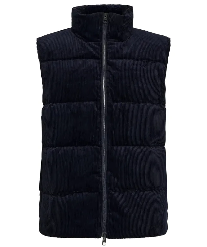 Knowledge Cotton Corduroy Puffer Tank top