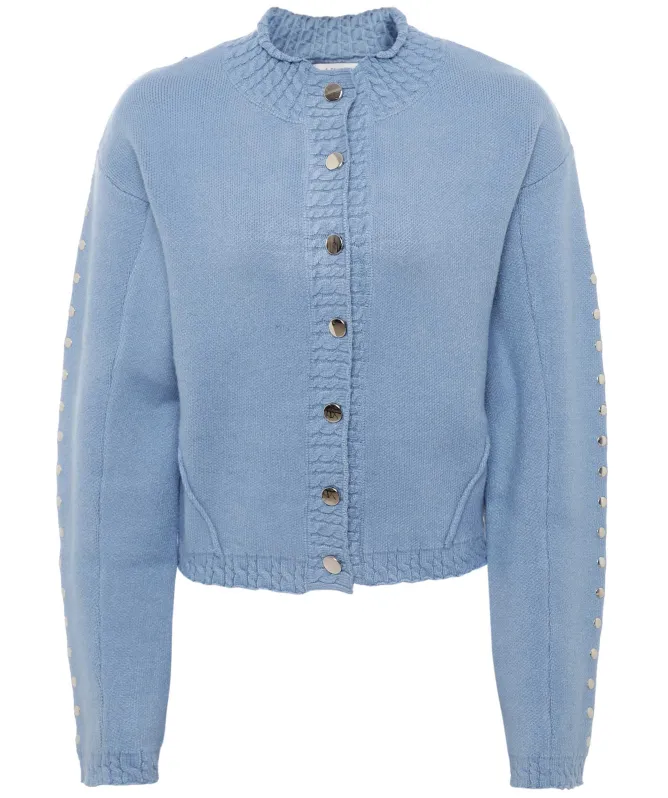 Never Fully Dressed Studded Knit Cardigan