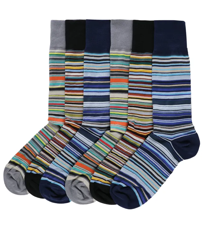 Paul Smith Signature Stripe Socks 6 Pack
