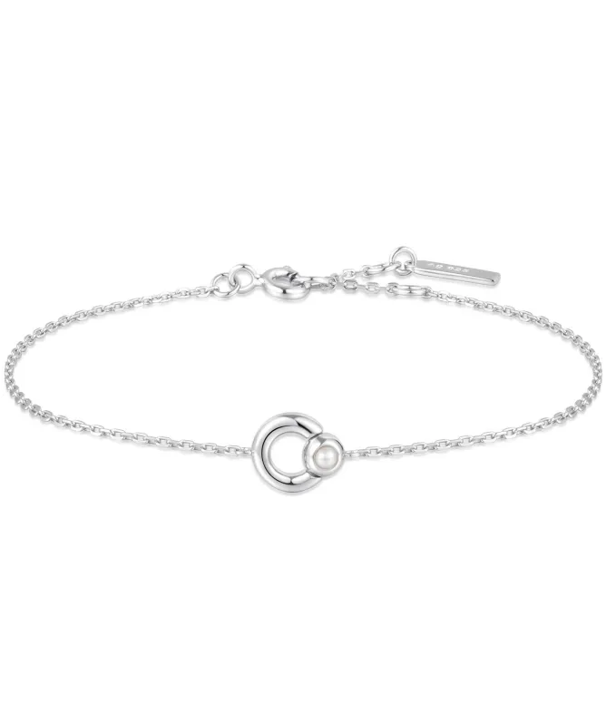 Ania Haie Hoop Freshwater Pearl Bracelet