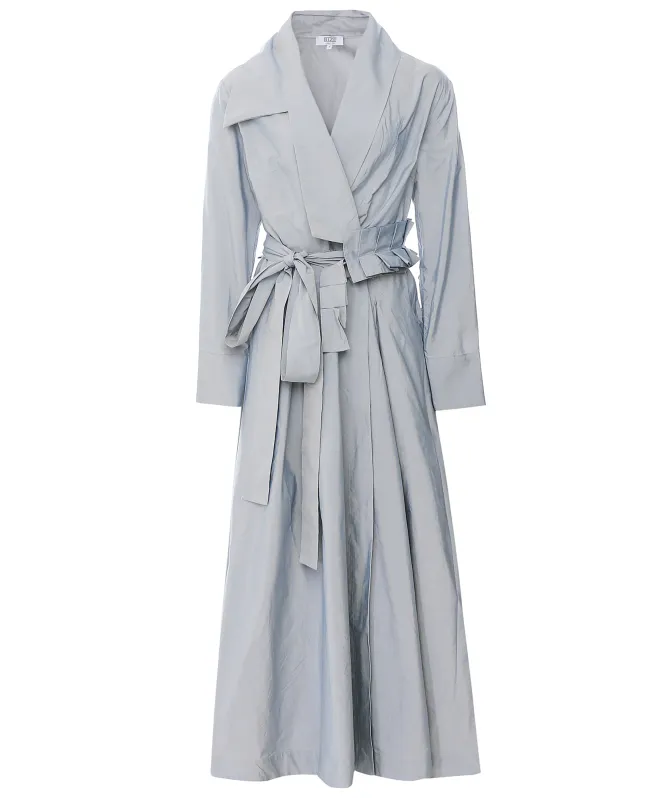Bize Taffeta Wrap Dress
