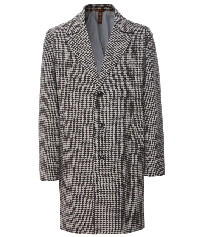 Seinse Houndstooth Long Coat