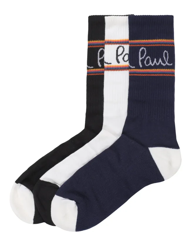 Paul Smith M1A-SOCK-GF639 SOCK 3 PK MNLN