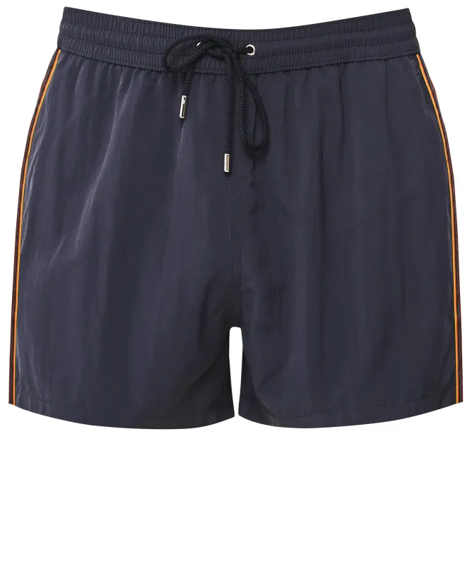Paul Smith Artist Stripe Trim Swim Shorts