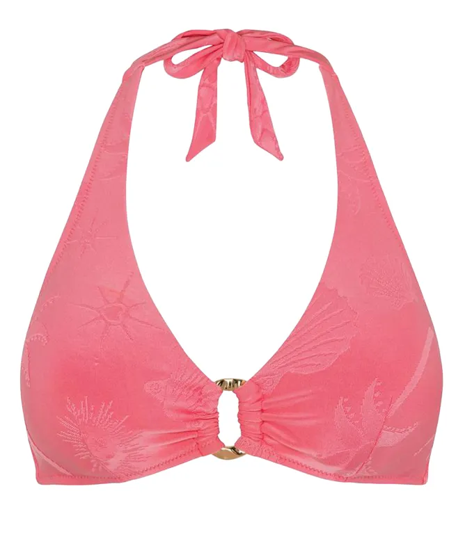 Chelsea Peers Jacquard Coastal Bikini Top