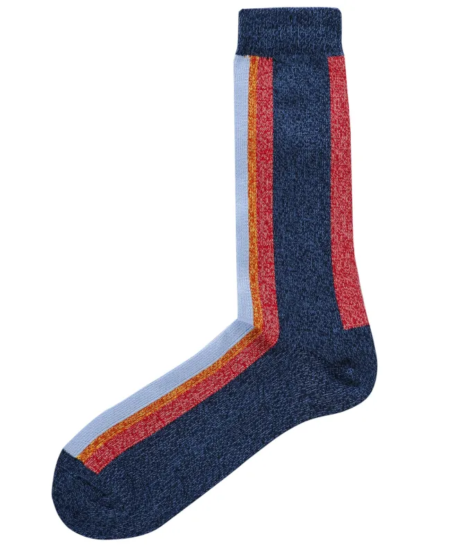 Paul Smith Cotton-Blend Vertical Stripe Socks