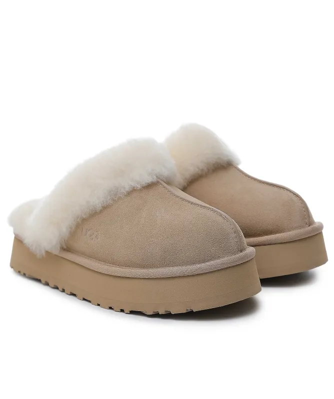 UGG Suede Disquette Slippers