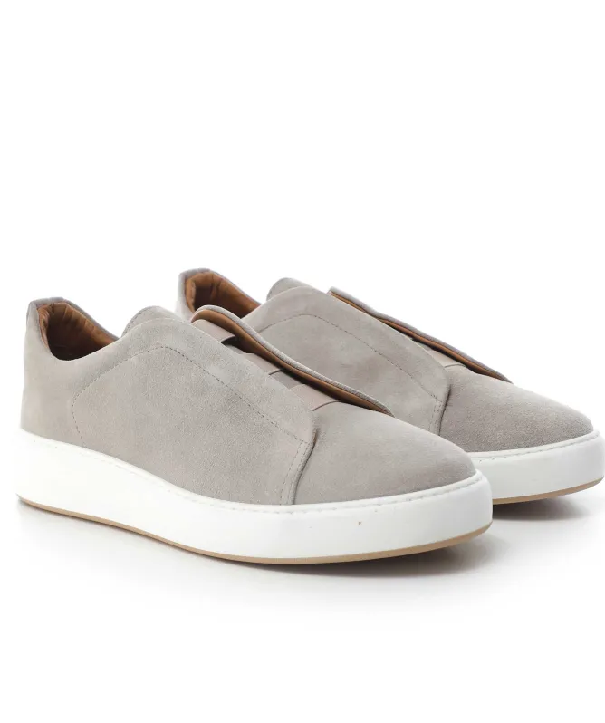 Sigotto Uomo Suede Slip On Trainers