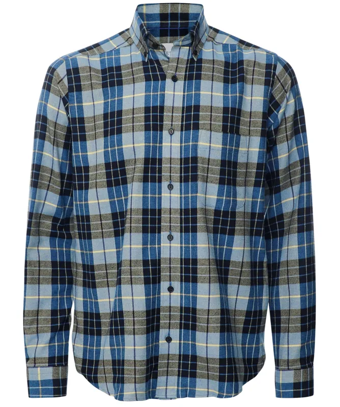 Eton Contemporary Fit Plaid Flannel Shirt
