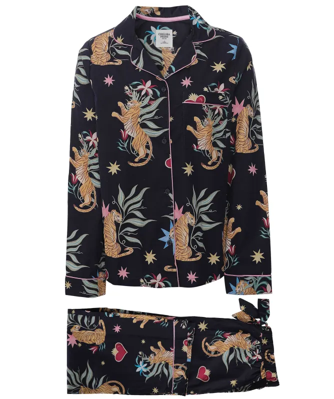 Chelsea Peers Enchanted Tiger Long Pajamas