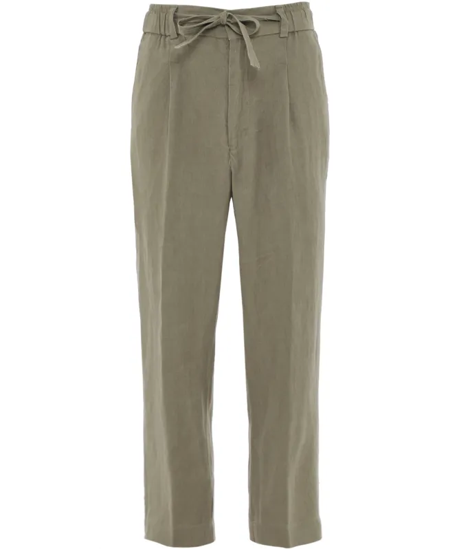 Seinse Drawstring Linen Pants