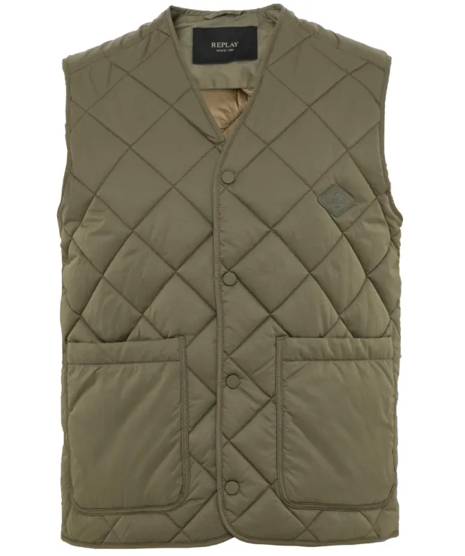 Replay Quilted Gilet