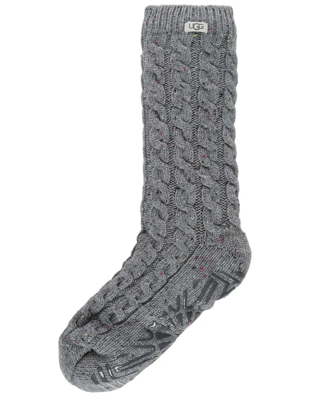 UGG Elowyn Cable Knit Fleece Lined Socks