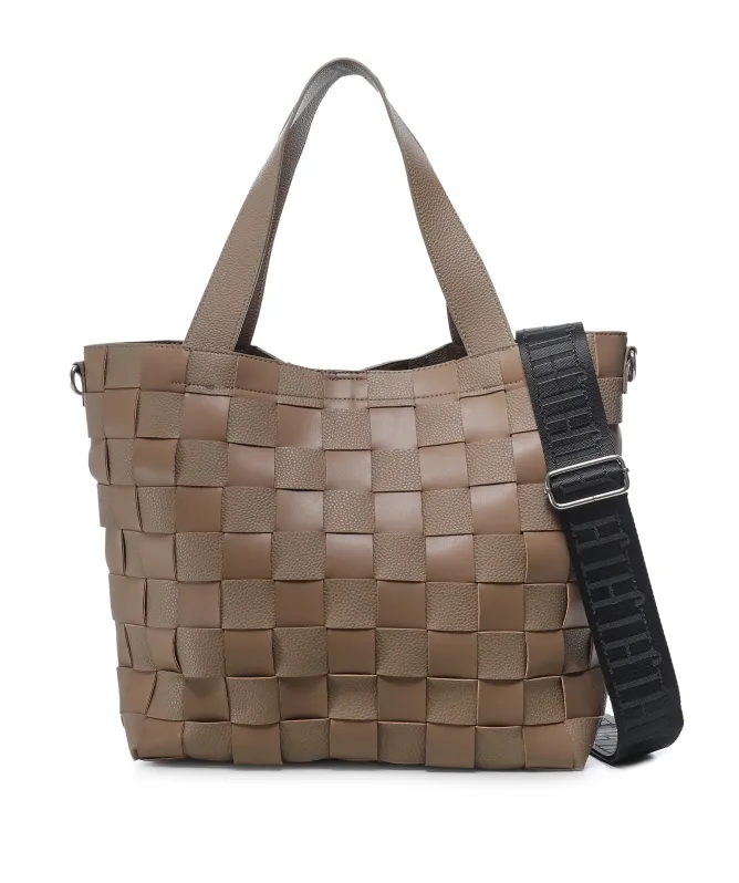 Ilse Jacobsen Square Braided Tote Bag