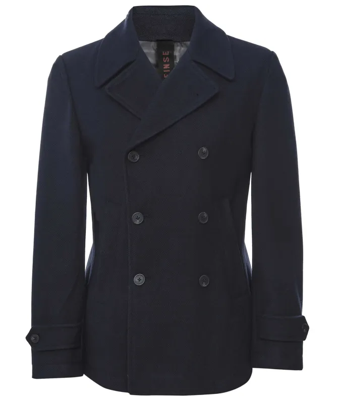 Seinse Double Breasted Peacoat