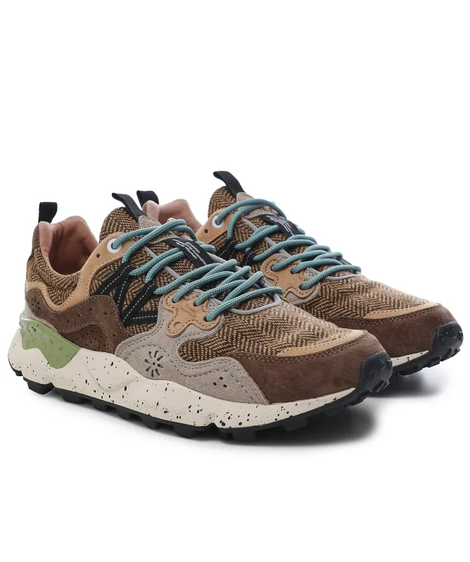 Flower Mountain Herringbone Yamano 3 Trainers