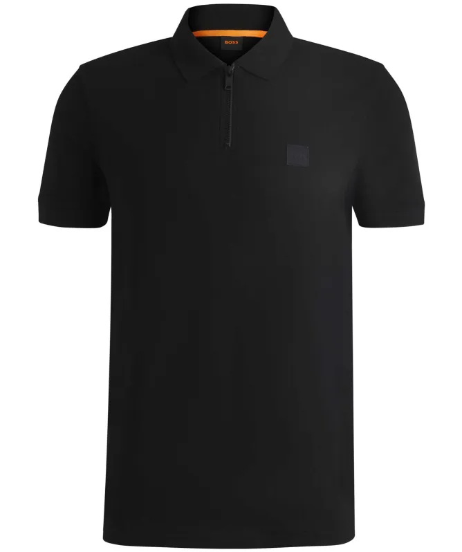 BOSS Slim Fit Passerzip Polo Shirt
