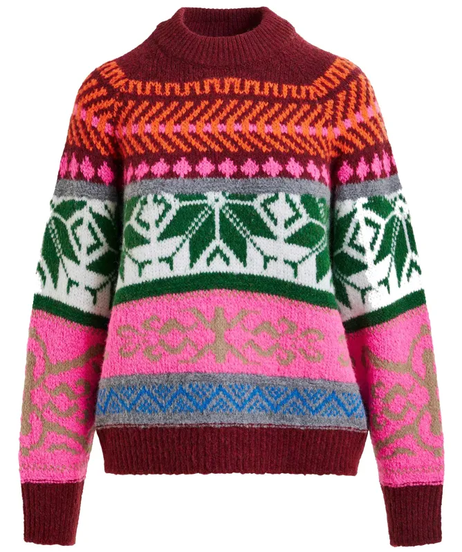 Essentiel Antwerp Irelando Mélange Knit Jacquard Jumper