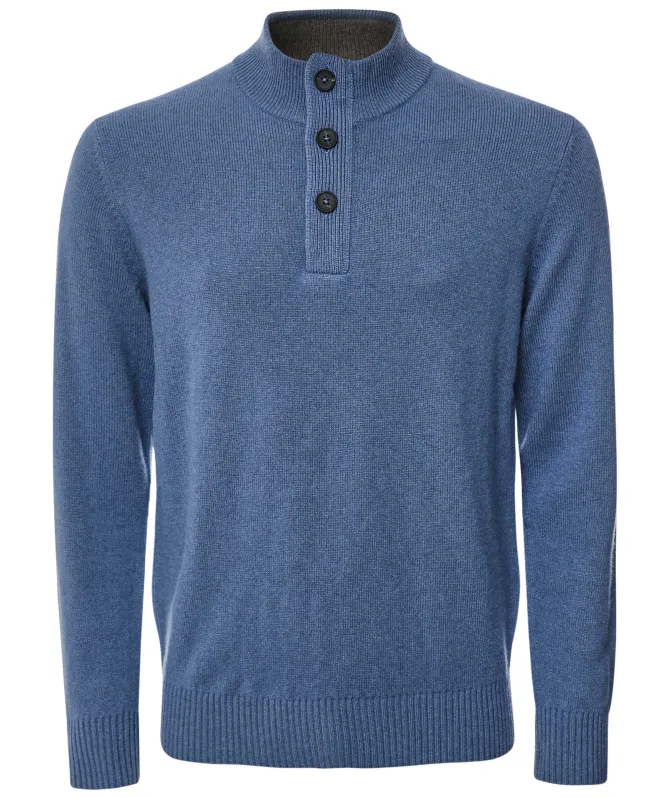 Thomas Maine Lambswool Mock Neck Jumper