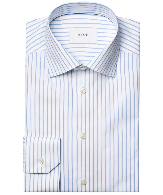 Eton Signature Twill Striped Shirt