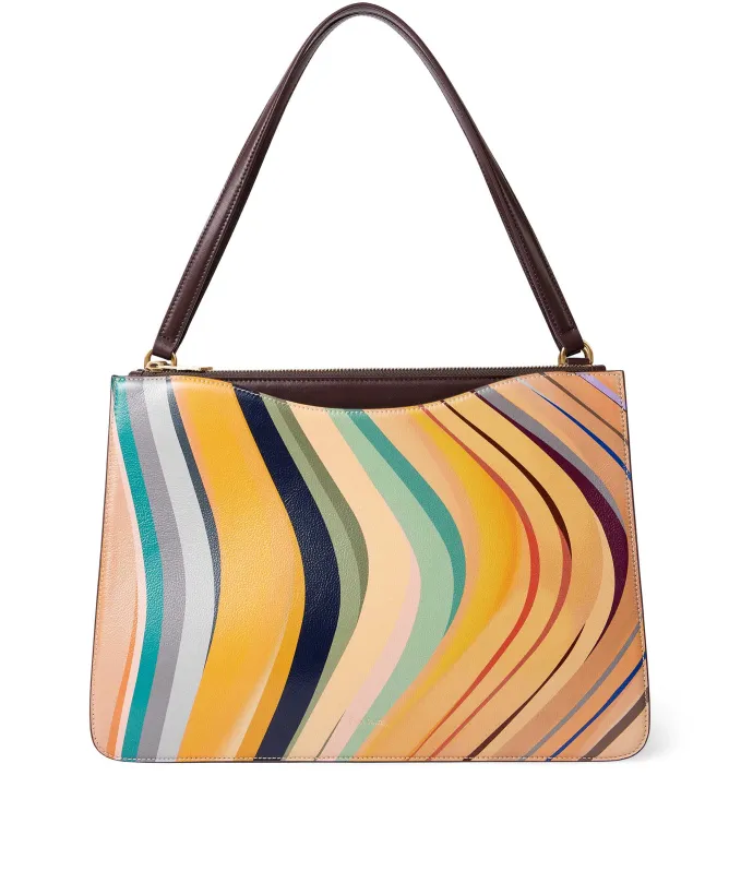 Paul Smith Dusky Swirl Double Zip Tote Bag