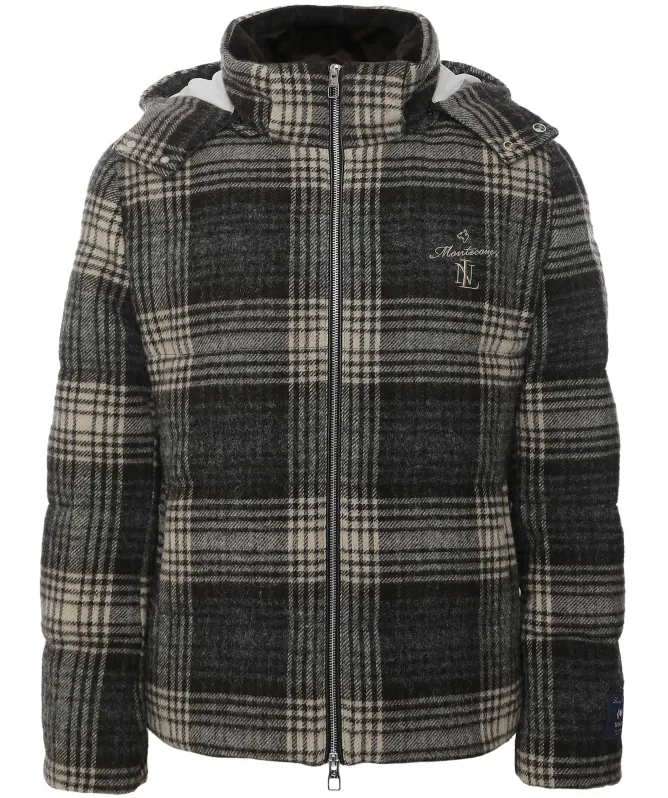 Montecore Wool Plaid Down Jacket