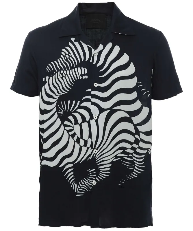 Limitato Zebra Print Shirt