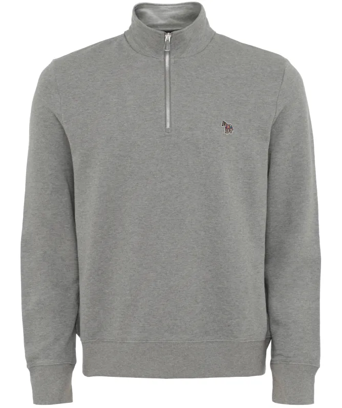 Paul Smith Zebra Logo Quarter Zipper Sweatshirt