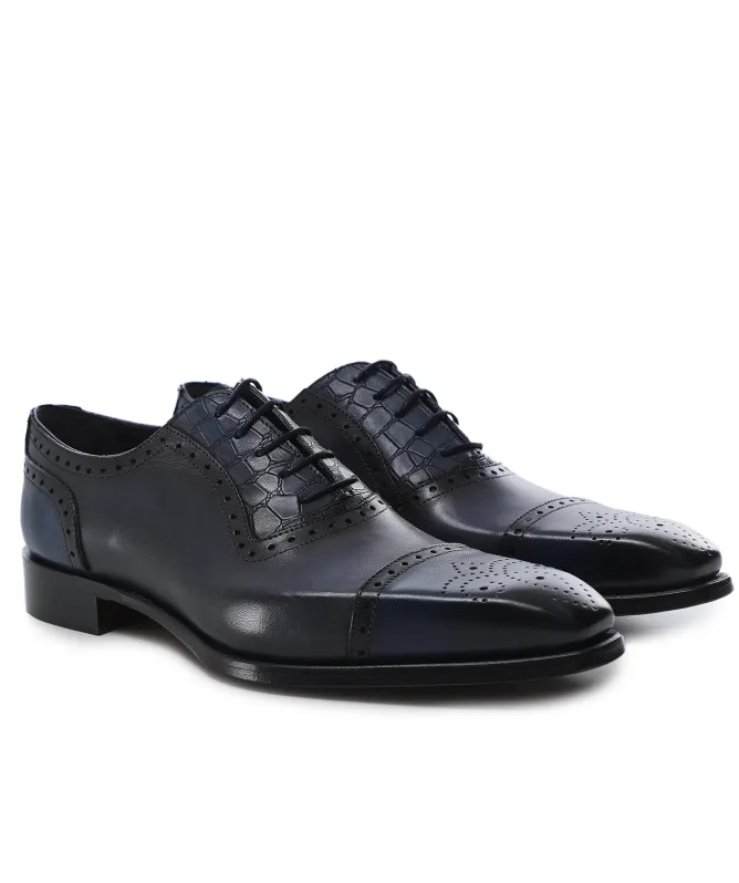 Jules B Leather Cap Oxford Brogues