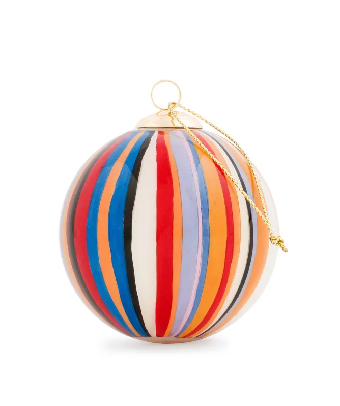 Paul Smith Signature Stripe Glass Bauble