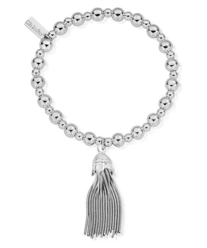 ChloBo Mini Small Ball Tassel Bracelet