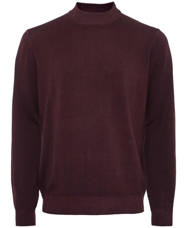 Filippo De Laurentiis Merino Mock Neck Jumper