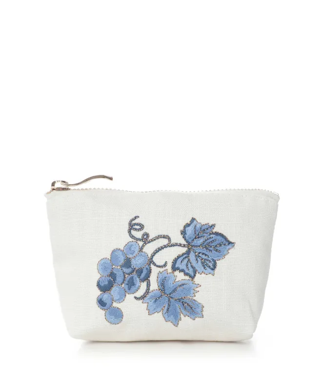Elizabeth Scarlett Grapevine Canvas Coin Purse