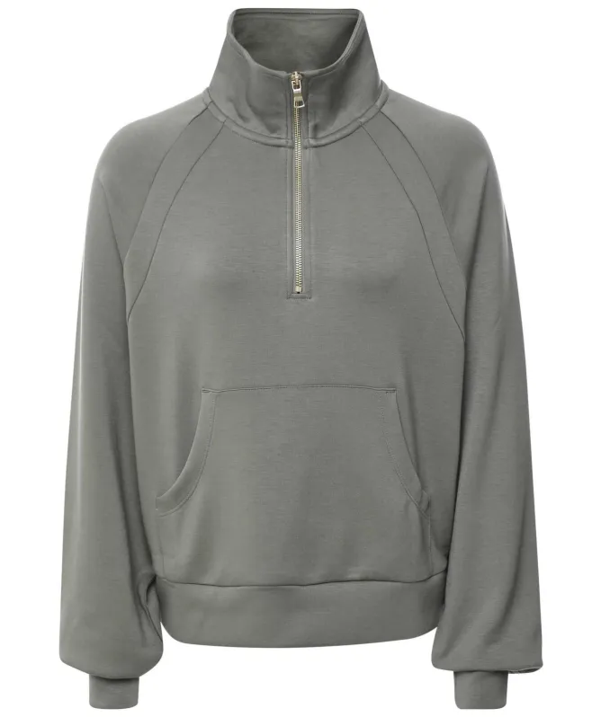 Chelsea Peers LuxeComfort Scuba Half Zip Sweatshirt