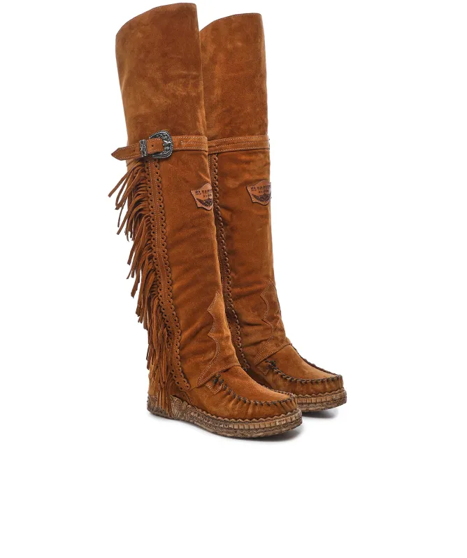 El Vaquero Coleen Fringe Cowboy Boots