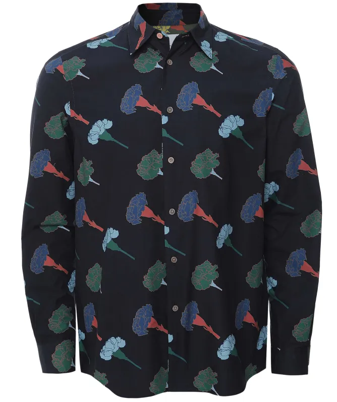 Paul Smith Regular Fit Floral Shirt