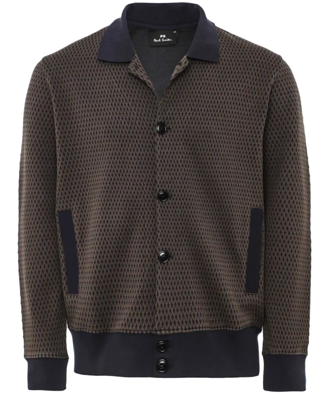 Paul Smith Jacquard Jersey Cardigan