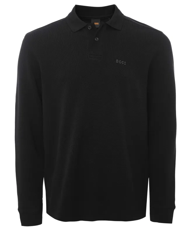 BOSS Waffle Petempestolong Polo Shirt