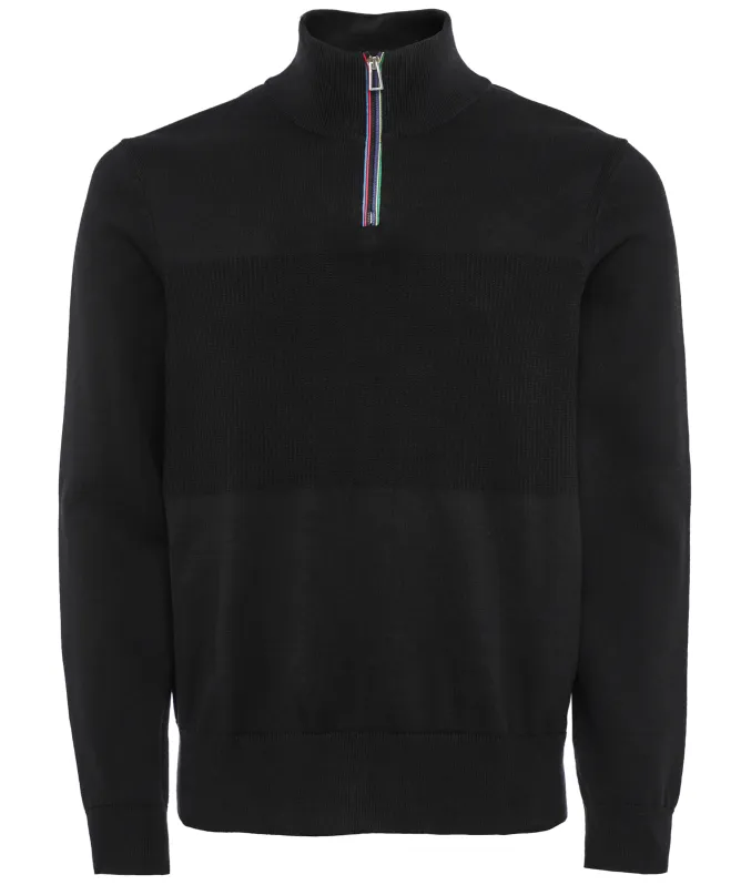 Paul Smith Sports Stripe Quarter Zipper Sweater