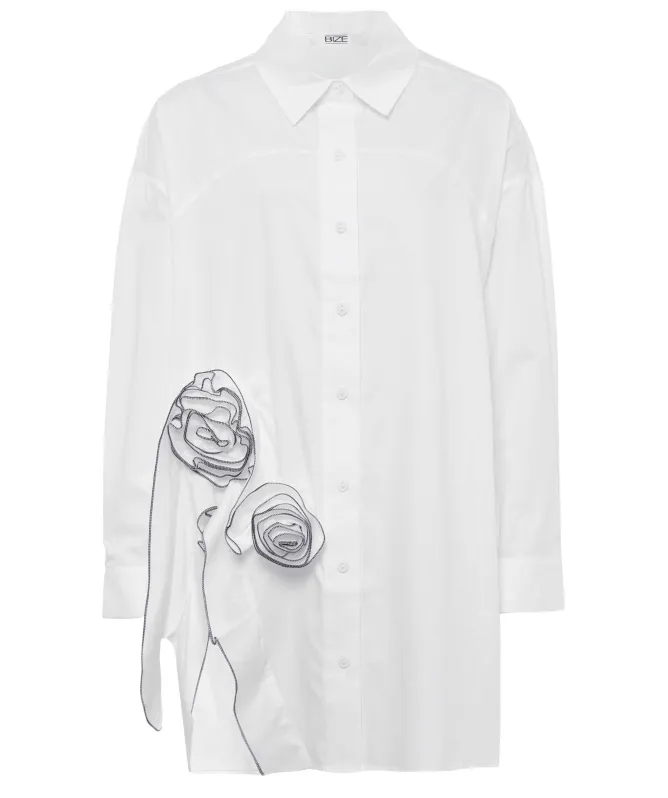 Bize Ruffle Rose Shirt