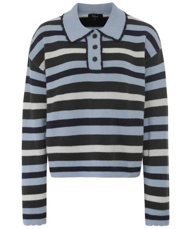 Rails Delora Striped Polo Sweater