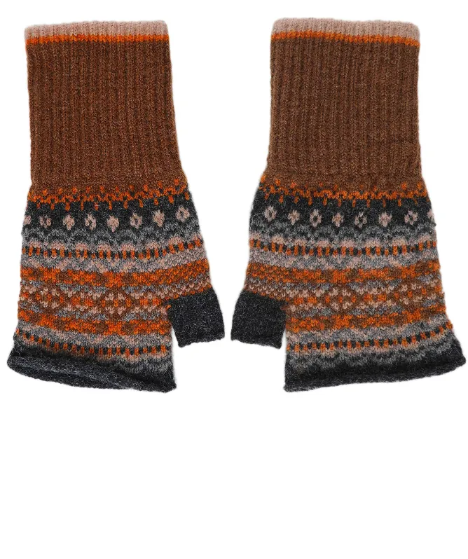 ERIBÉ Alloa Pure Wool Open Mittens