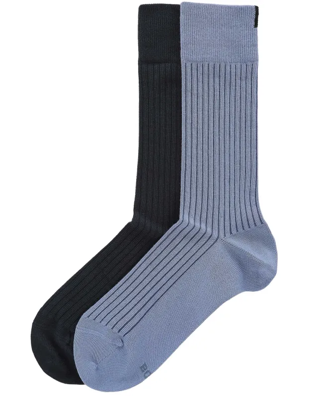 BOSS Ribbed Socks 2 Pack