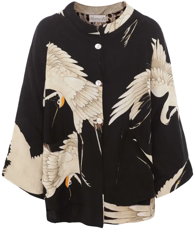 One Hundred Stars Stork Black Summer Jacket