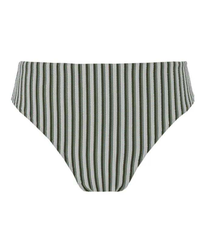 Chelsea Peers Crinkle Stripe Bikini Bottoms