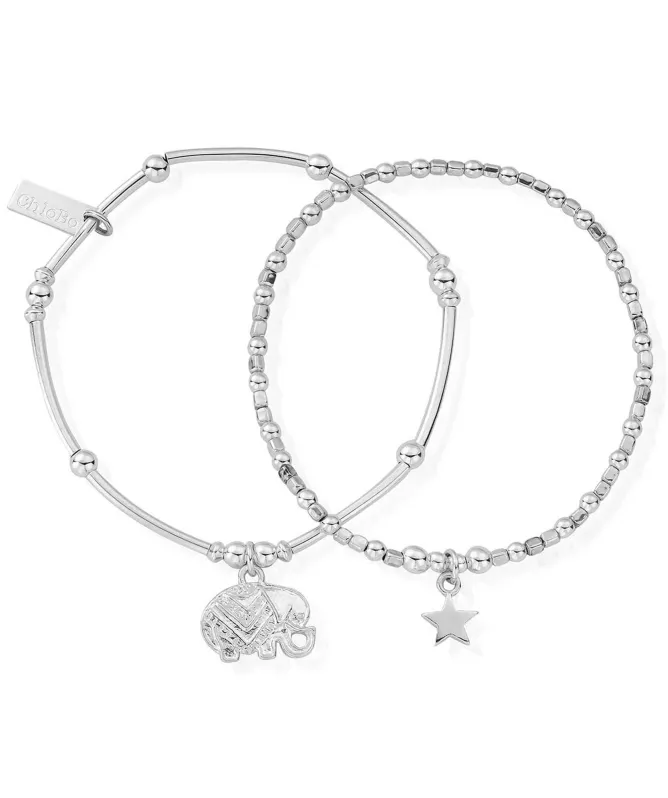 ChloBo Lucky Set of 2 Bracelets