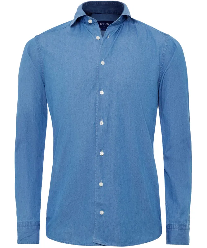 Eton Slim Fit Denim Shirt